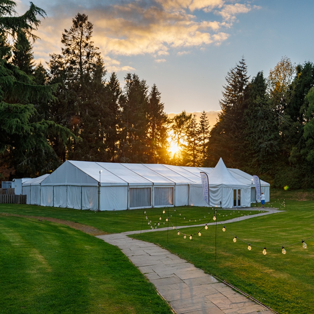 Marquee at sunset 1000